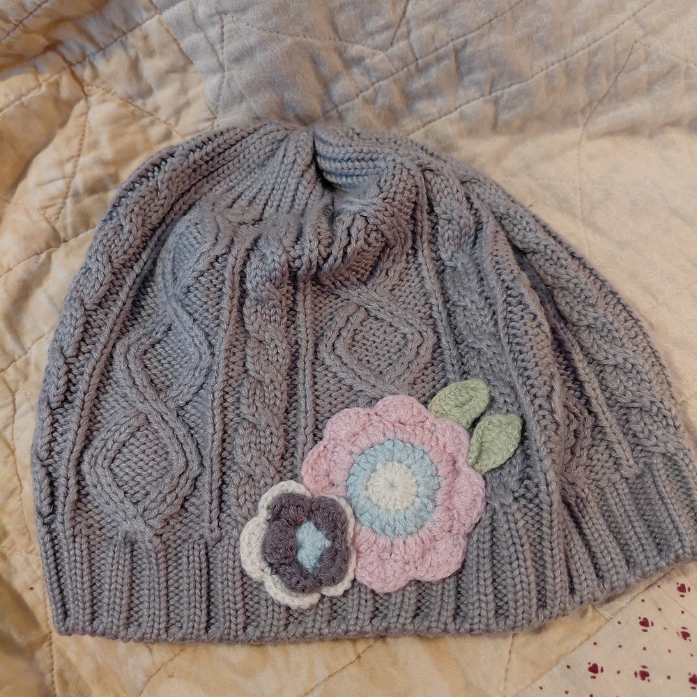 Hanna Andersson Gray Knit Beanie